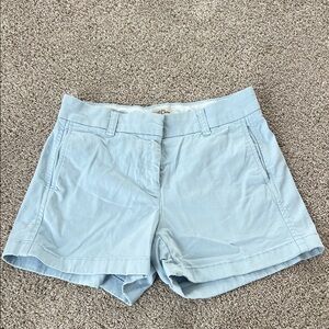 Jcrew Chino Shorts Size 2 Sky Blue Good Condition